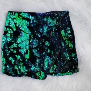 Forever 21 sequin mermaid miniskirt